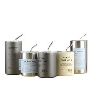 Men's Minimalist Water <b>Bottle</b> Large Bore Car Straw <b>Bottle</b> with Ice <b>Coffee</b> <b>Bottle</b> - Product Image 1
