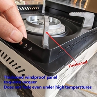 Réchaud à gaz butane à allumage direct haute puissance, certifié CE, de taille moyenne, à livraison rapide, avec verrouillage de sécurité, idéal pour les pique-niques.