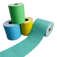 Rouleaux de papier thermique couleur pastel rose doux, bleu, vert pour boutique de cadeaux