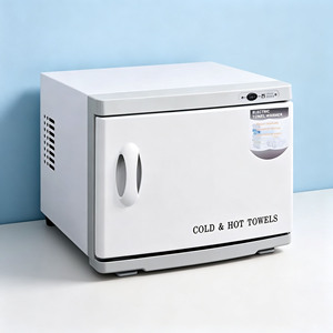 Gabinete de Calentamiento y Refrigeración 2 en 1 para Salón de Belleza, Esterilizador de Toallas de Gran Capacidad 16L 23L, Calentador de Toallas para Peluquería - Product Image 1