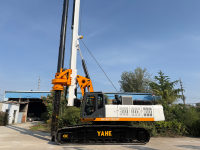 Pile driver de construction DR-220 de 60 m |   Machine de pose de pieux hydraulique avec moteur Cummins pour la construction de ponts