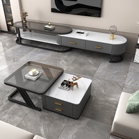 Table basse, meubles de salon, usage domestique, plateau en bois, pliable, design moderne, simple, luxe léger