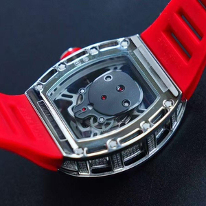 Reloj de titanio y diamantes de alta calidad, tamaño 43X51X17mm, movimiento mecánico de cuerda manual, reloj de lujo y moda. - Product Image 3