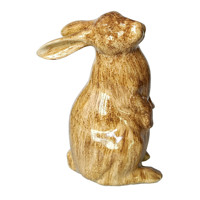 Figurine de lapin Antique en résine, décoration de jardin suspendu, Figurine de pâques