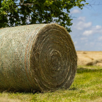 Filet de paillage agricole pour balles de foin et ensilage, 100% HDPE, découpable