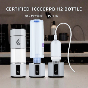 ขวดน้ำไฮโดรเจน 1000ppb ขนาด 300 มล. รับรองความแท้ แบตเตอรี่ใช้งานได้ยาวนาน ชาร์จผ่าน USB สำหรับใช้ในครัวเรือน - Product Image 2