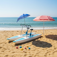 Bateau à pédales Meierya M030 à coque en fibre de verre, breveté et très vendu, homologué CE, capacité de 120 kg, couleur personnalisable pour les balsances en brise légère