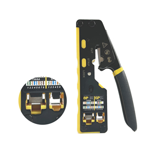 RJ 45 <span class=keywords><strong>6P</strong></span> <span class=keywords><strong>8p</strong></span> mạng LAN cáp dễ dàng công cụ crimper đi qua Kìm RJ11 <span class=keywords><strong>RJ12</strong></span> <span class=keywords><strong>RJ45</strong></span> Uốn Tóc bồng công cụ - Product Image 3
