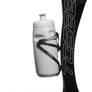 TOSEEK Portaborraccia <span class=keywords><strong>Bici</strong></span> in Fibra di Carbonio 3K Grigio/Bianco, Supporto Borraccia <span class=keywords><strong>Bici</strong></span> in Carbonio Pieno, Componenti <span class=keywords><strong>Bici</strong></span> - Product Image 5