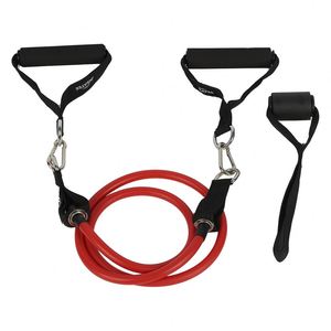Ensemble de bandes de résistance en latex 11 pièces 100 LBS pour entraînement de fitness, musculation, exercices à domicile, yoga, corde de traction élastique - Product Image 4