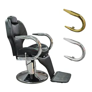 Salon Station Furniture Metal Parts Barber Chair Armrest Parts Salon Chair Accessories