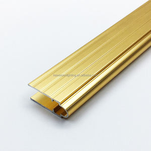 Profilé en aluminium d'extrusion concave convexe de forme semi-circulaire décoratif, bordure de segment pour valise de transport, extrusion à languette et rainure - Product Image 2