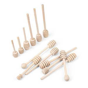 Vente en gros de cuillères <span class=keywords><strong>à</strong></span> mélanger en bois écologiques avec logo imprimé, fabrication directe en usine - Product Image 2