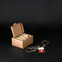 Boîte cadeau en papier kraft avec logo personnalisé, boîte à gâteaux de lune, emballage alimentaire en papier
