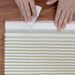 Esay Fix diseño moderno 100% poliéster plisado persiana con cinta mágica autoadhesiva para uso doméstico - Product Image 2