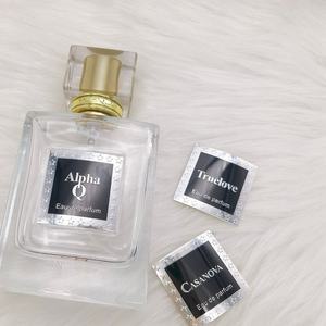 Étiquettes personnalisées pour flacons de parfum imperméables, autocollants adhésifs avec logo métallique en relief, forme personnalisée et emballage en carton - Product Image 5