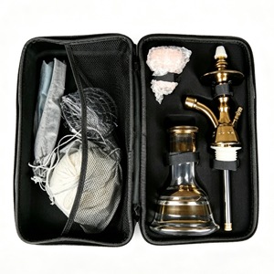 Chicha égyptienne KM <span class=keywords><strong>Khalil</strong></span> <span class=keywords><strong>Mamoon</strong></span> de grande taille, couleur dorée, technique miroir fabriquée en usine, pour voyage, fête, camping, vente en gros à prix abordable - Product Image 5