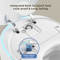 WC intelligent moderne de luxe, automatique, à poser au sol, électronique, avec bidet électrique, toilettes intelligentes