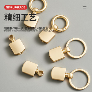 <b>Metal</b> Keychain Ring Pearl Gold Classic High Quality DIY Bag Accessories - Product Image 2