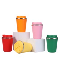 Facile à nettoyer Logo personnalisé 450ml Tasses à café Isolation longue durée Tasse de voyage incassable Trumbler