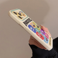 Funda Protectora para Teléfono Móvil de TPU con Dibujos Animados Creativos de Monstruos Alienígenas para iPhone 17 16 15 14 13 12 11 Pro Max