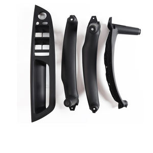 Nueva Cubierta Decorativa para Manija de Puerta Interior de Auto X5 X6 E70 E71, Color Negro/Beige, Izquierda/Derecha, con Garantía - Product Image 1