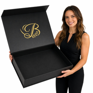 OEM Custom Logo Premium <strong>Gift</strong> <strong>Box</strong> Luxury <strong>Large</strong> Package Cardboard Paper Wig Hair Extension Magnetic Packaging <strong>Box</strong> - Product Image 2