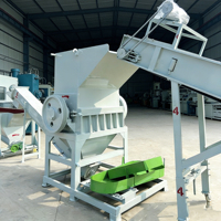 Broyeur industriel de plastique PET, HDPE, PVC, ABS, machine à broyer les déchets, matériaux de recyclage post-usage, 500-2000 kg pour usine
