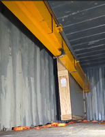 Bras de levage pour chariot élévateur pour feuilles de verre de 2440*3660 mm, destiné aux grossistes de verre pour le déchargement de caisses de verre des conteneurs