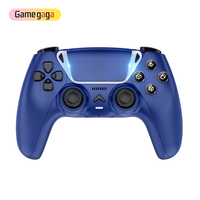 Manette de jeu sans fil Gamegaga P585 pour P5/PC/iOS/Android, double vibration, gâchettes adaptatives, pavé tactile, éclairage RGB, manette de jeu