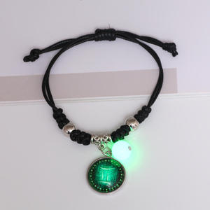 Pulseras luminosas ajustables del zodiaco para mujer estudiante que brillan <span class=keywords><strong>en</strong></span> la oscuridad pareja amistad pulsera hombres mujeres brazalete <span class=keywords><strong>amor</strong></span> regalo - Product Image 3