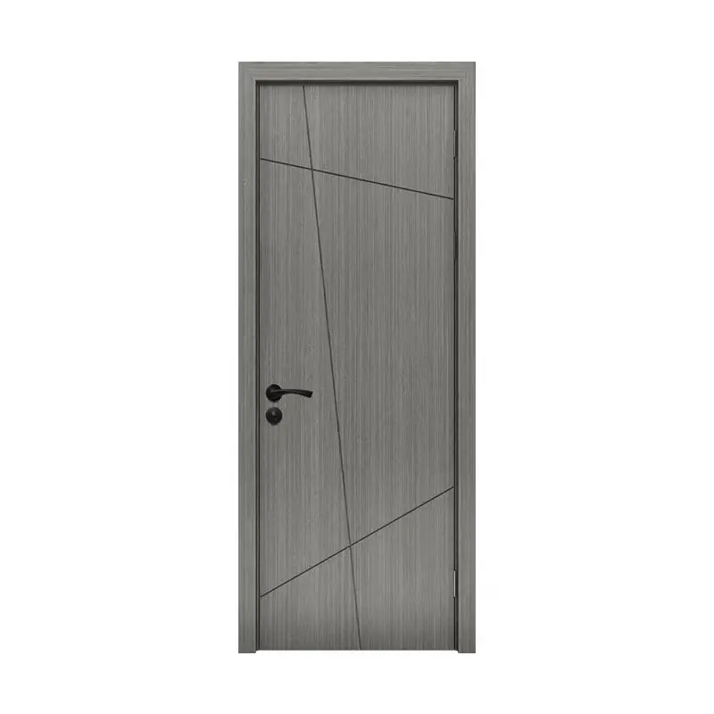 Moderno diseño con precio competitivo MDF hotel Puerta interior puerta laminada