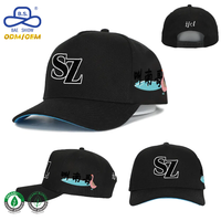 Gorra de Béisbol Unisex Personalizada con Bordado de Letras y Estampado de Flamenco para Uso Diario, Estilo Casual Urbano, OEM ODM
