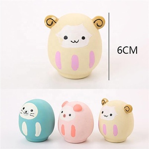 ของเล่นสุนัขรูปสัตว์น่ารัก ทนทานต่อการกัด ทำความสะอาดฟัน ยางลาเท็กซ์ ช่วยเสริมสร้างเสียง - Product Image 2