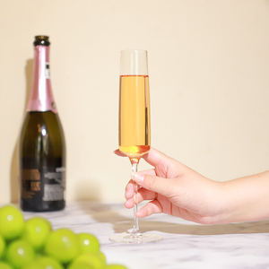 Custom Logo Elegant Long Stem Wedding for <strong>Champagne</strong> Glasses <strong>Flutes</strong> with Elegant Design As Gift - Product Image 3