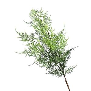 Feuille de Bambou Simulée Fougère Mur Plante Fleur Plastique Verte <span class=keywords><strong>Romarin</strong></span> avec Parfum Vanille Colle Douce Artificielle Verdure de Noël - Product Image 6