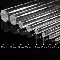 Tiges acryliques PMMA colorées pour la décoration intérieure Bubble Crafts Display Decor Tiges en plastique de haute qualité