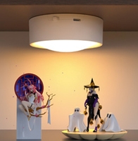 Plafonnier LED moderne à lumière blanche chaude RGB, rechargeable, sans fil, lampe murale intérieure, télécommande, éclairage d'ambiance pour armoire