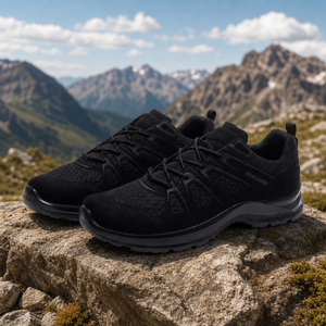 Elkland - Zapatillas de Senderismo Ligeras y Transpirables de Malla Negra para Verano, Antideslizantes, para Trekking al Aire Libre, Zapatillas Tácticas de Montaña - Product Image 2