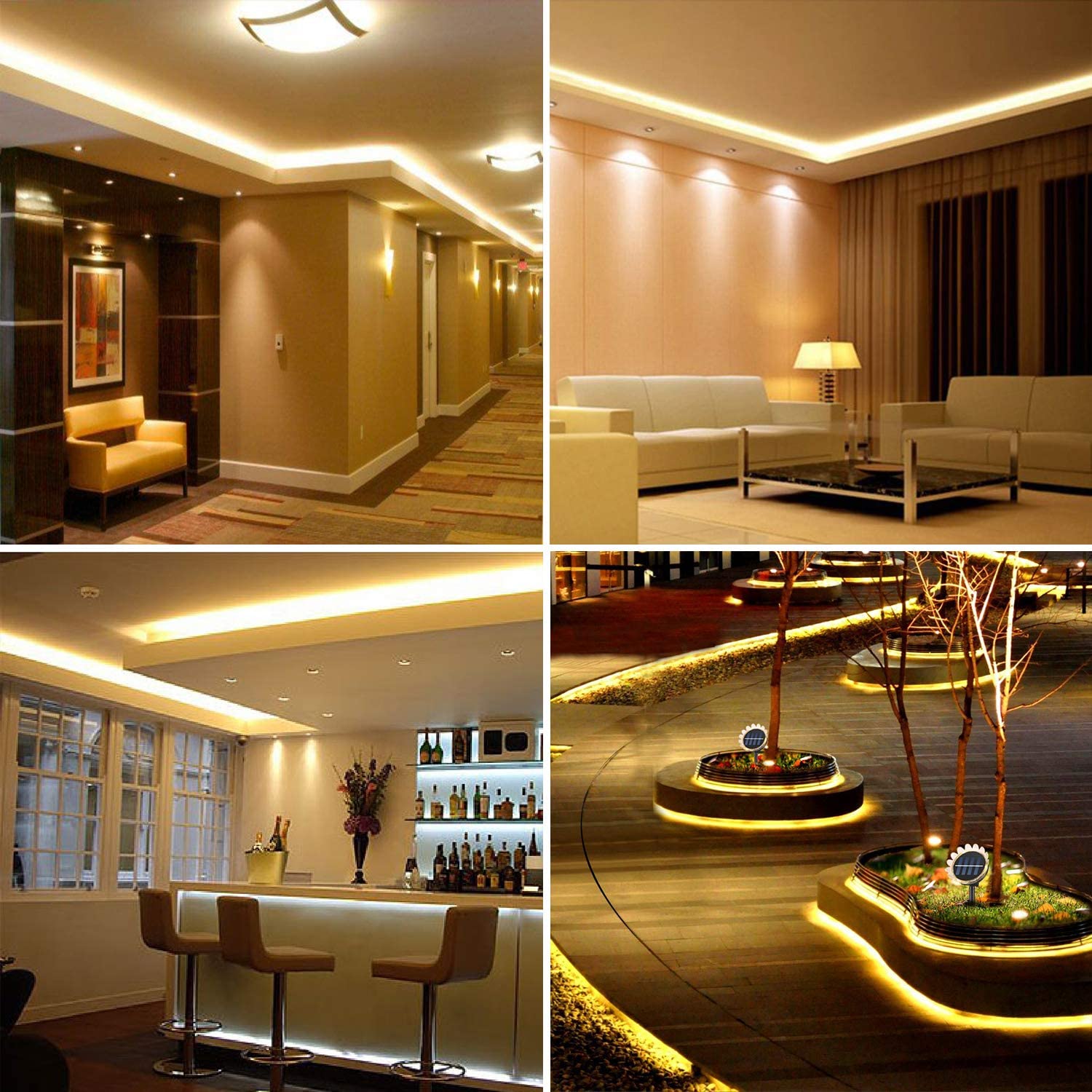 Housing Decoration Round 2 Wire Flexible Light LED String Rope Light