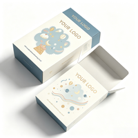 Hermosa caja de papel de arte cosmético personalizada Embalaje Acabado mate Cartón de 2mm y paquete plano de PVC para crema facial y champú