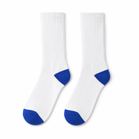 Chaussettes de sport personnalisées OEM en coton, chaussettes de course et de gym respirantes en jacquard, fabricant à faible MOQ