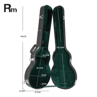 Étui pour guitare électrique Les Paul Original Hardshell avec housse en cuir et étui et sac d'instruments de musique en bois contreplaqué
