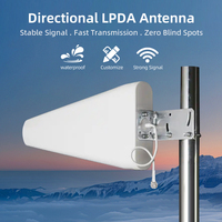 Antenne Yagi LPDA à gain élevé pour Wi-Fi, amplificateur de signal de téléphone portable, antenne directionnelle 9 à 10 dBi LTE 3G 4G 5G extérieure