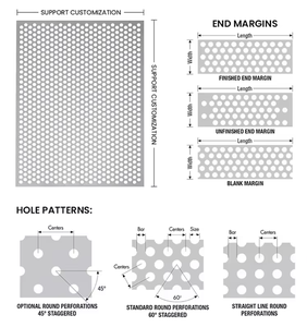 Tôle <span class=keywords><strong>perforée</strong></span> en acier inoxydable 304, tôle <span class=keywords><strong>perforée</strong></span> à trous ronds en acier inoxydable 304, métal perforé - Product Image 2