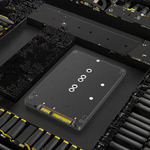 Boîtier adaptateur SSD M.2 SATA 2-en-1 Welltop NGFF Key-B MSATA SATA3 en plastique, convertit les SSD M.2 en boîtiers HDD 2,5 pouces, modèle 001 - Product Image 2