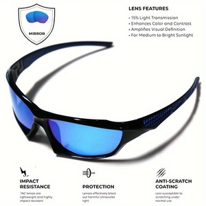 Nuevas <span class=keywords><strong>gafas</strong></span> de sol de conductor de visión nocturna transfronteriza para hombre, revestimiento colorido para deportes al aire libre, ciclismo, <span class=keywords><strong>gafas</strong></span> de motocicleta - Product Image 5