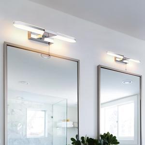 Lámparas LED Decorativas de Lujo para Baño, Modernas, de Hierro, Resistentes al Agua IP44, Luz Blanca Cálida, para Colocar Sobre el Espejo - Product Image 2