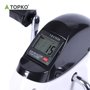 Vélo d'exercice TOPKO Mini <span class=keywords><strong>Trainer</strong></span>, vélo d'exercice sous le bureau avec écran LCD, blanc - Product Image 5