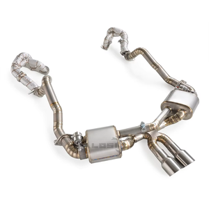 Tuyau d'échappement Cat-back en alliage de titane Valvetronic pour <span class=keywords><strong>Porsche</strong></span> Cayman <span class=keywords><strong>S</strong></span> <span class=keywords><strong>Boxster</strong></span> <span class=keywords><strong>S</strong></span> 981 2012-2017 3.4 Collecteur Silencieux - Product Image 2